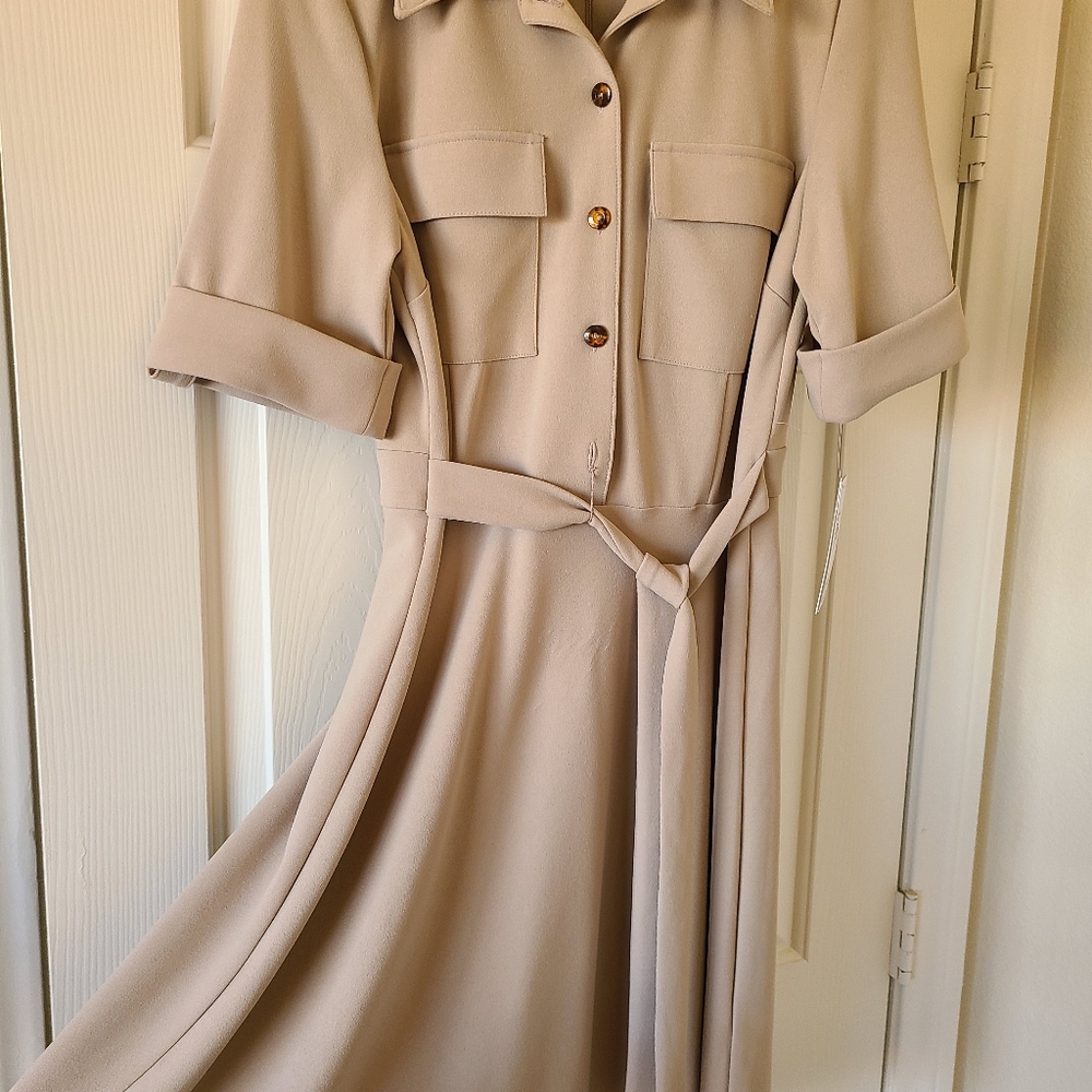 Button up dress
